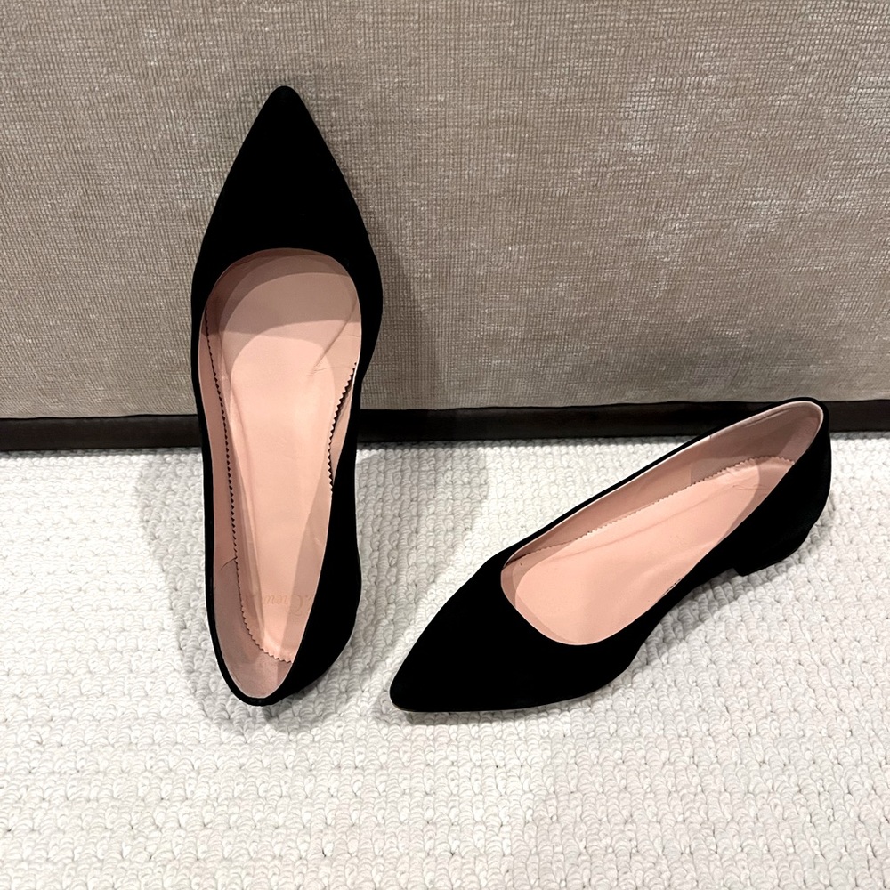 Pointy Toe Flat Suede